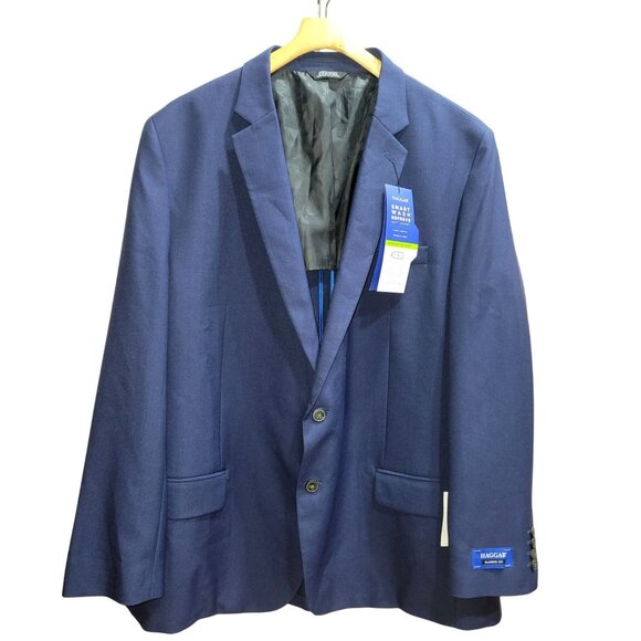 *NEW* Haggar Men's Smart Wash Premium Stretch Classic Fit Regular Blazer - Picture 1 of 7